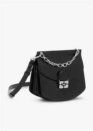 Apo-G small box chain bag Black A6910 Ganni 